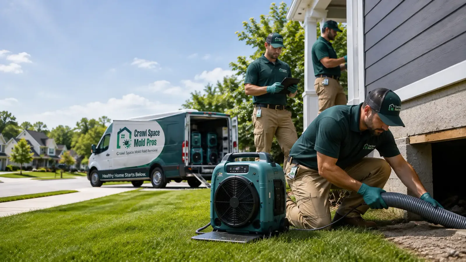 Crawl Space Mold Removal in Freeland, MI